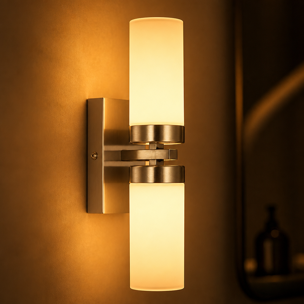 Glass LED Up-Down Wall Sconce