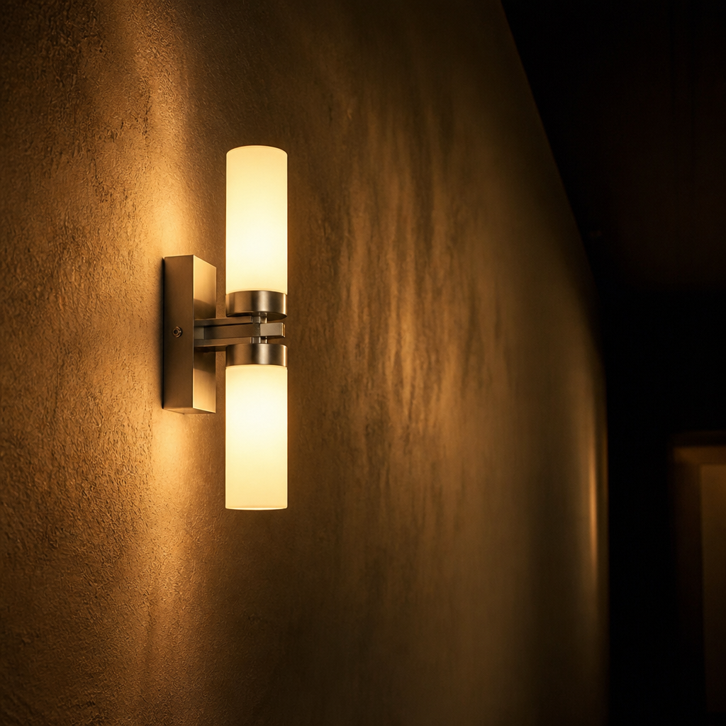 Glass LED Up-Down Wall Sconce