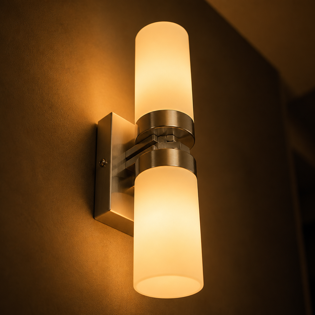 Glass LED Up-Down Wall Sconce