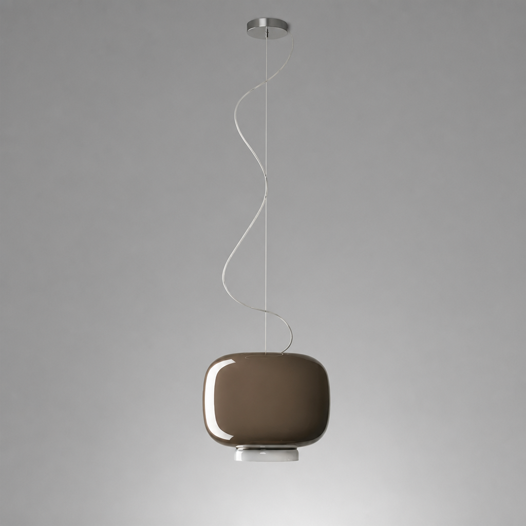 Glass Lantern Pendant Light
