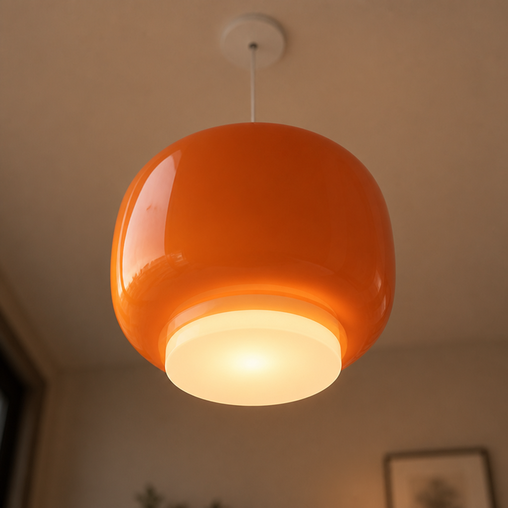 Glass Lantern Pendant Light