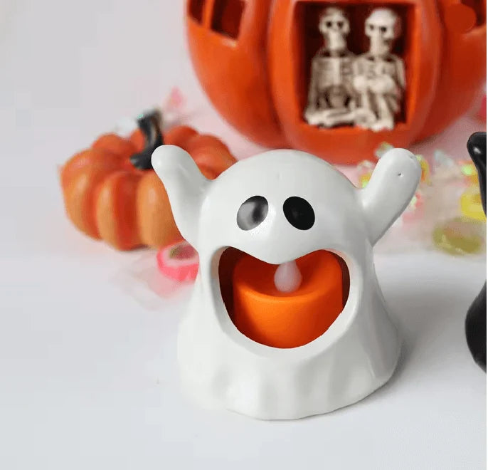 Halloween Ghost LED Light Battery Powered Flameless Flicker