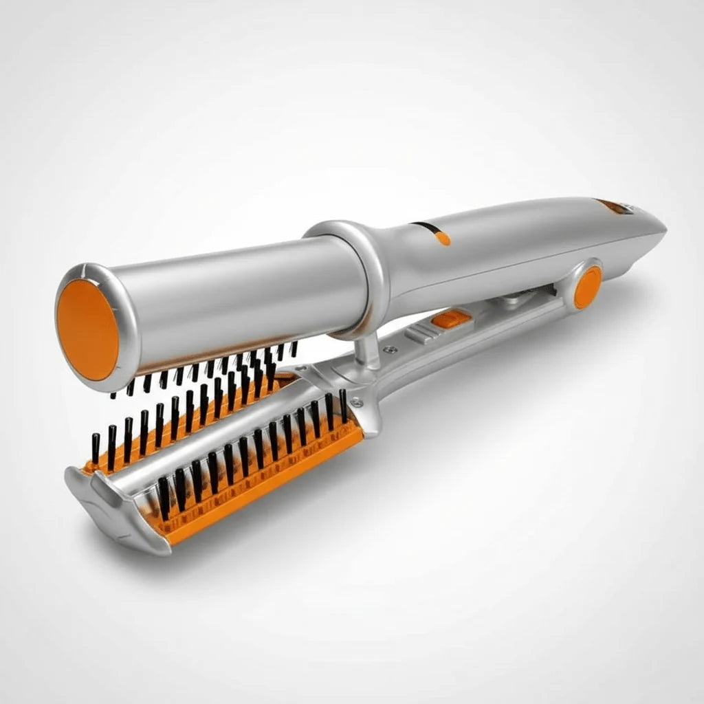 Hot Air Brush 2-In-1 Rotating Ceramic Adjustable Heat