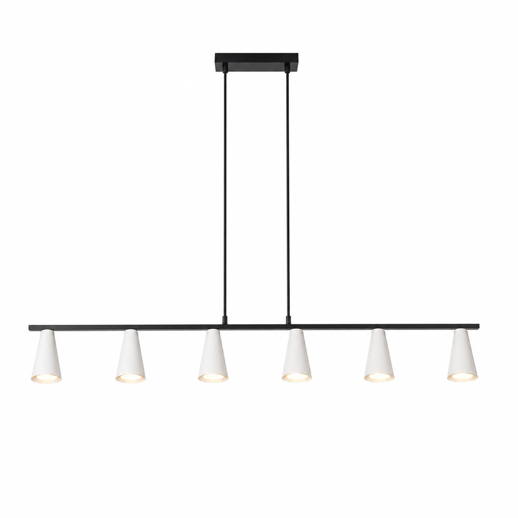 Industrial Metal Linear Pendant Light