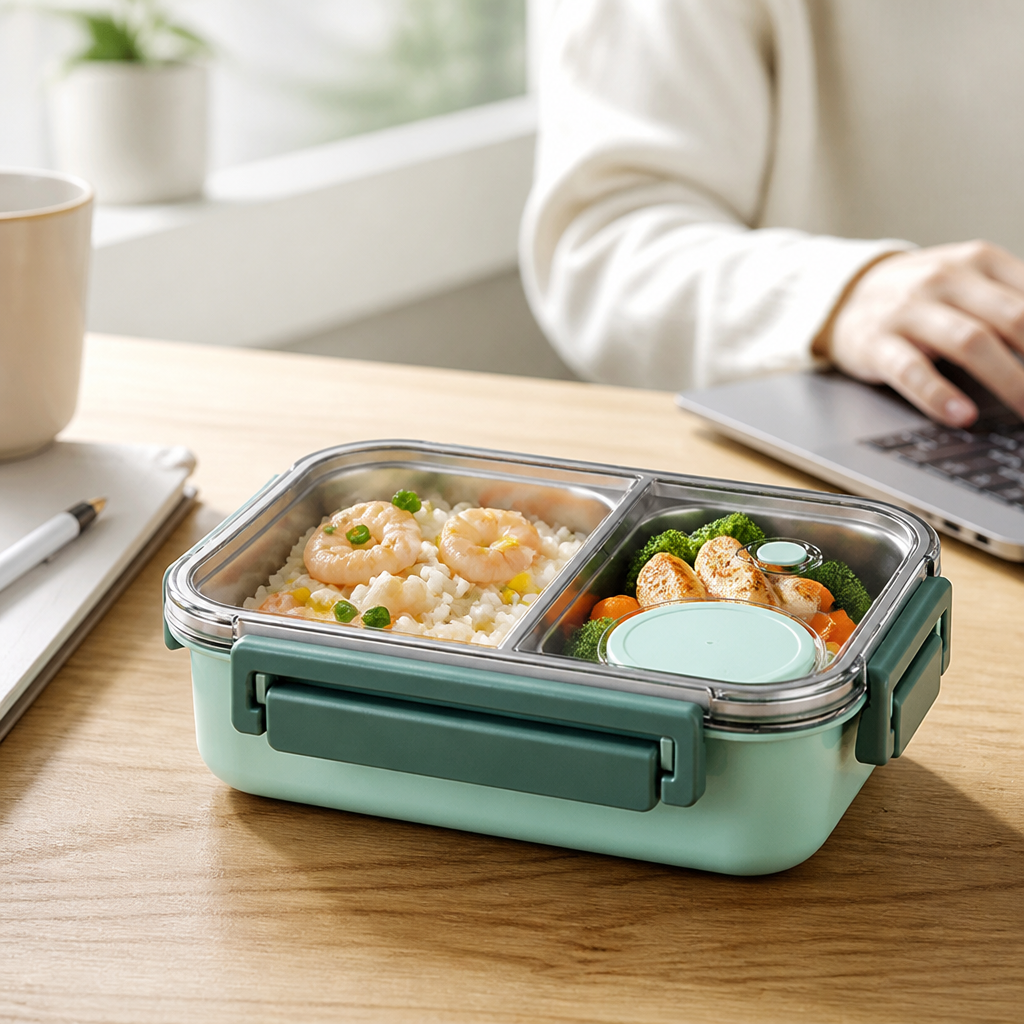 Insulated Food Container Leak-Proof Lid Compact Lightweight Dishwasher Safe