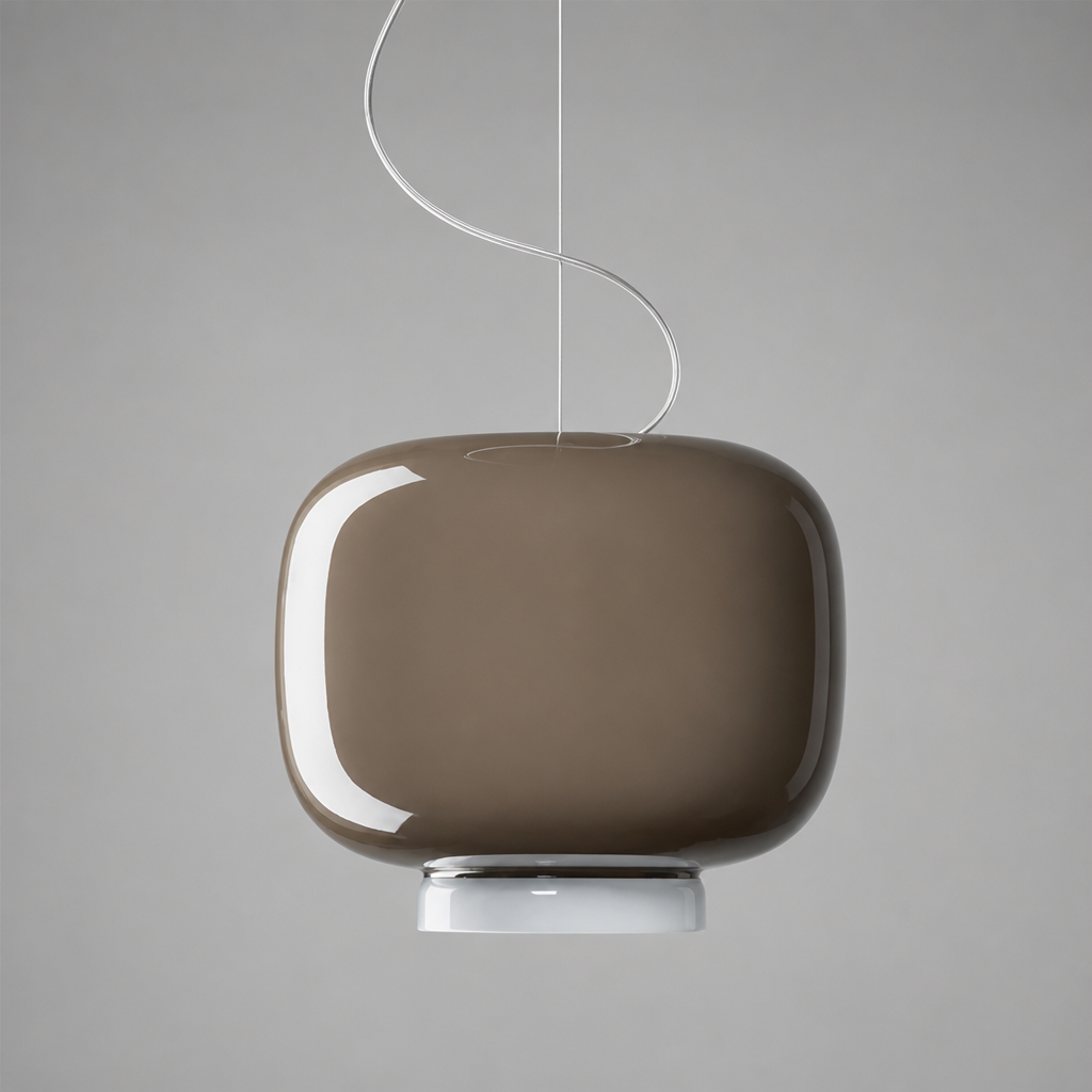 Italian Glass LED Color-Adjustable Pendant Light