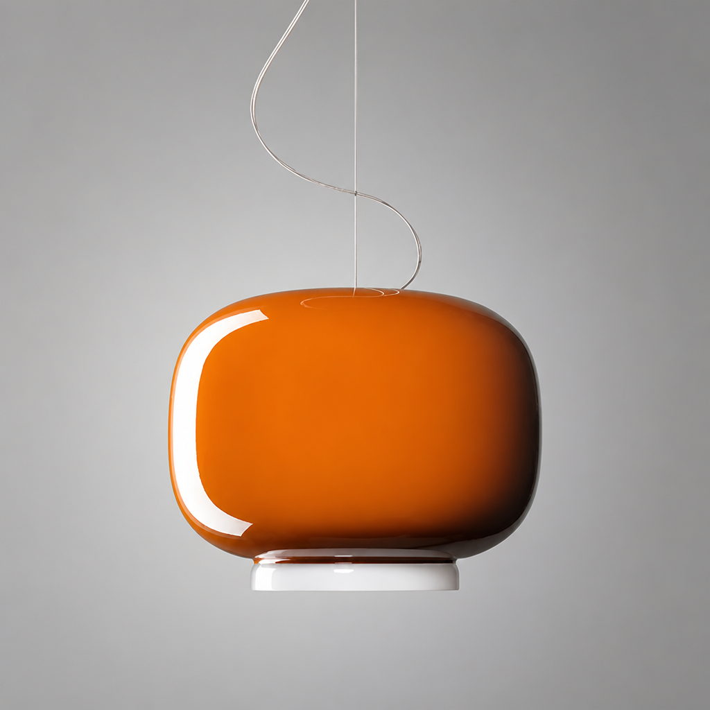 Italian Glass LED Color-Adjustable Pendant Light