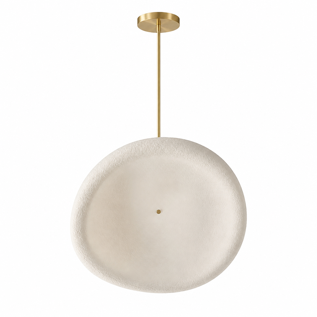 Japandi Matte Resin Cloud Pendant Light