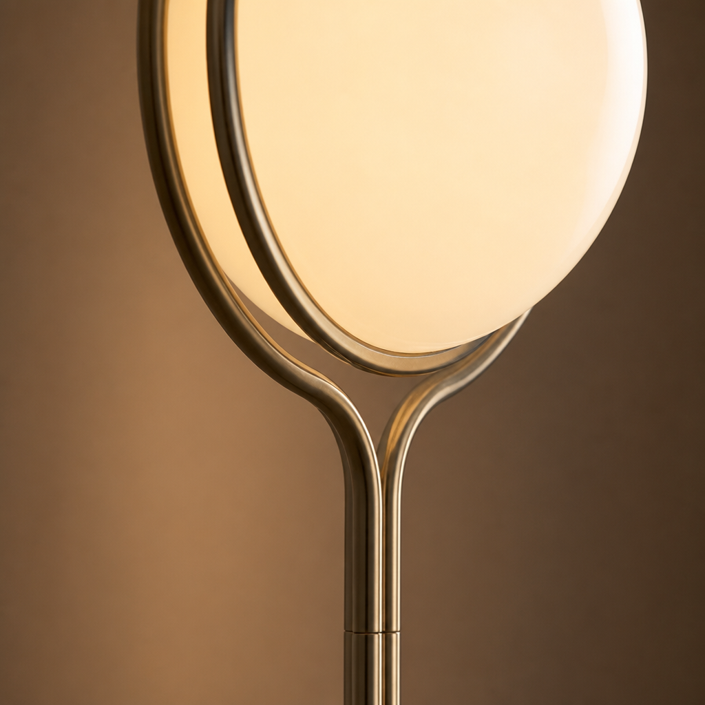 Japanese Acrylic LED Ball Floor Lamp