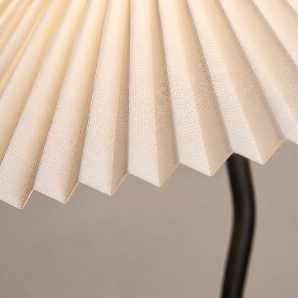 Japanese Fabric Shade LED Floor Lamp