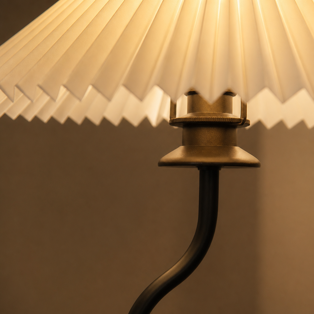 Japanese Fabric Shade LED Floor Lamp