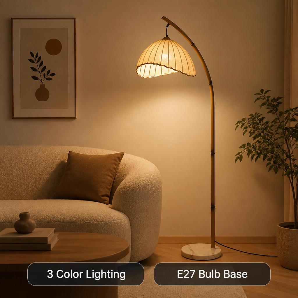 Japanese Iron Lantern Floor Lamp