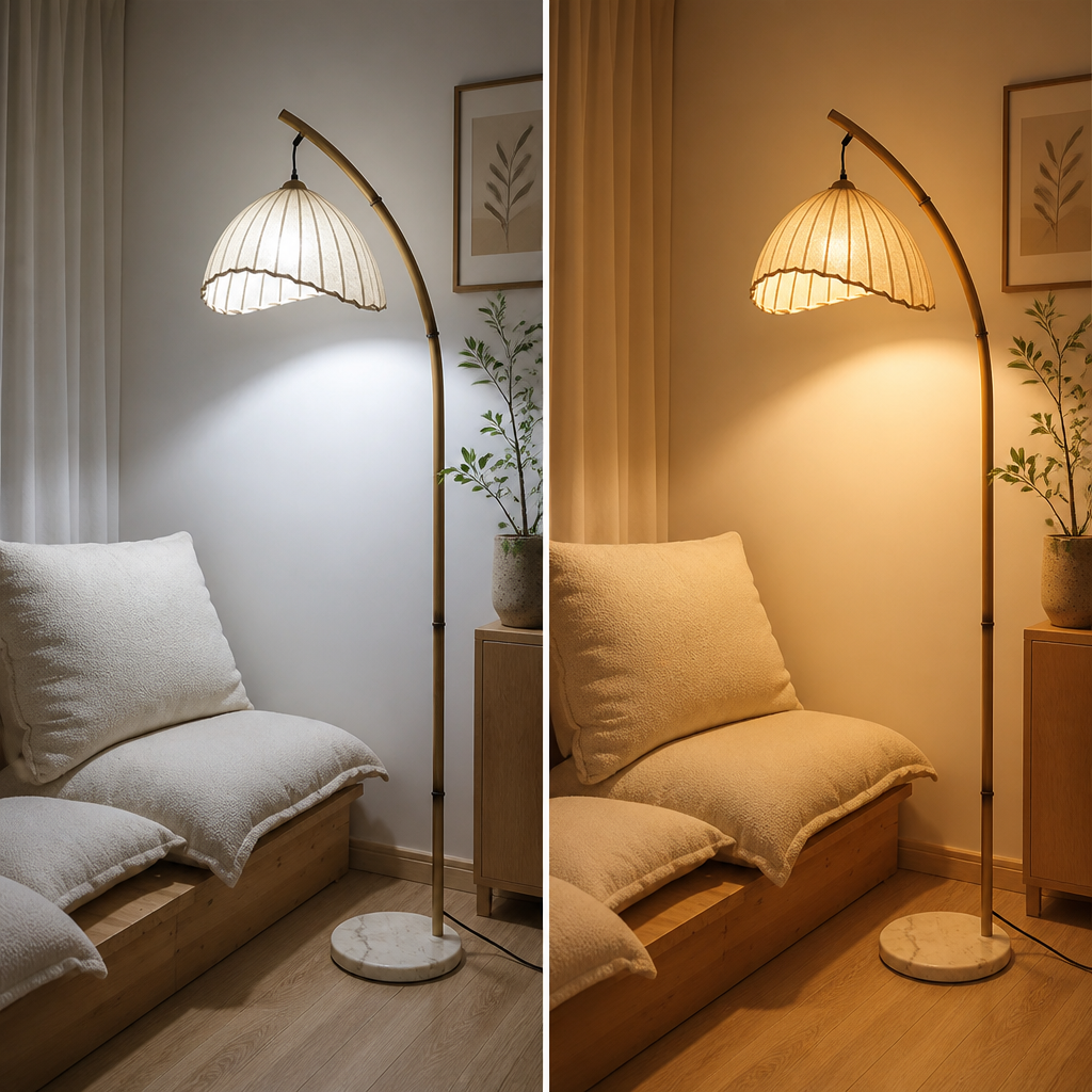 Japanese Iron Lantern Floor Lamp