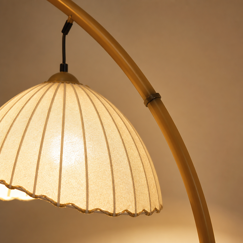 Japanese Iron Lantern Floor Lamp