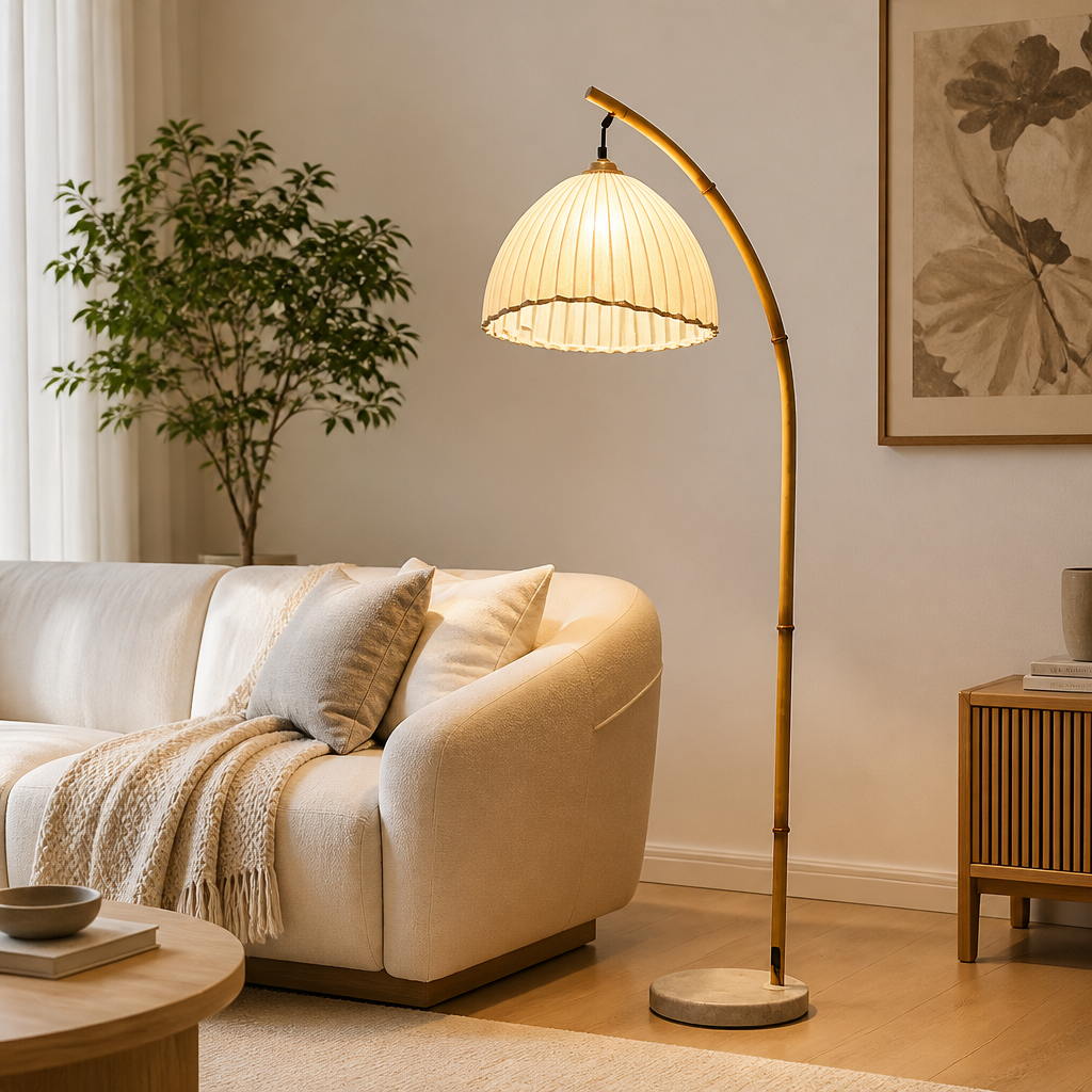 Japanese Iron Lantern Floor Lamp