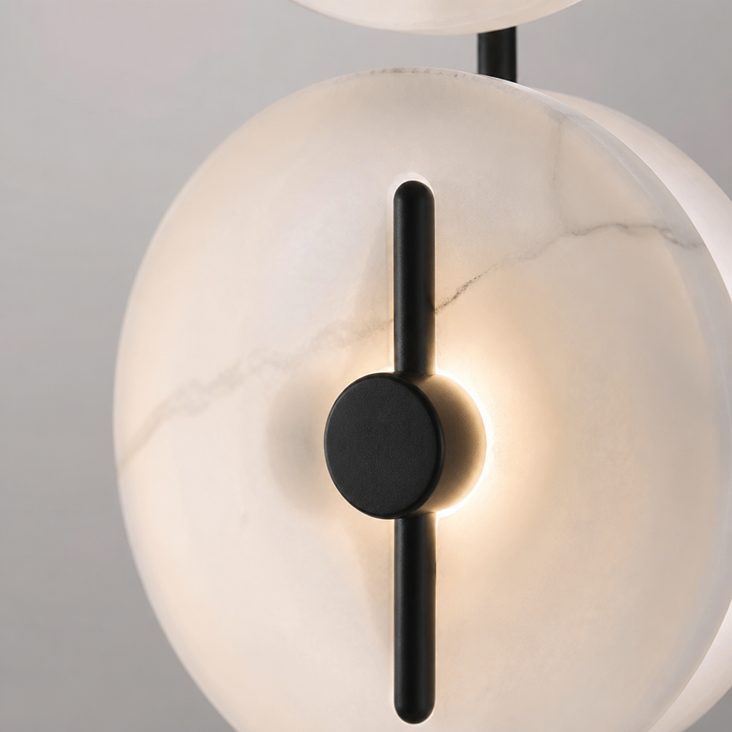 Japanese LED Fan-Shaped Floor Lamp