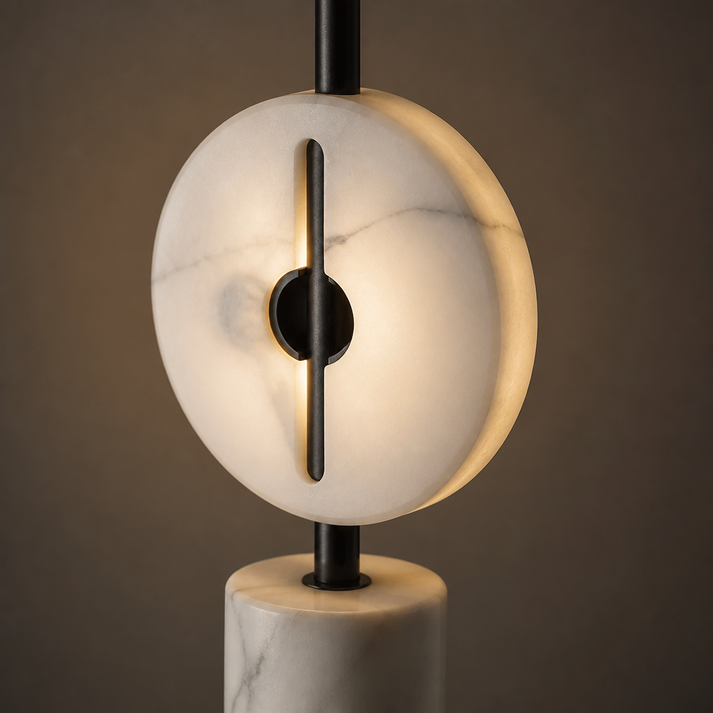 Japanese LED Fan-Shaped Floor Lamp