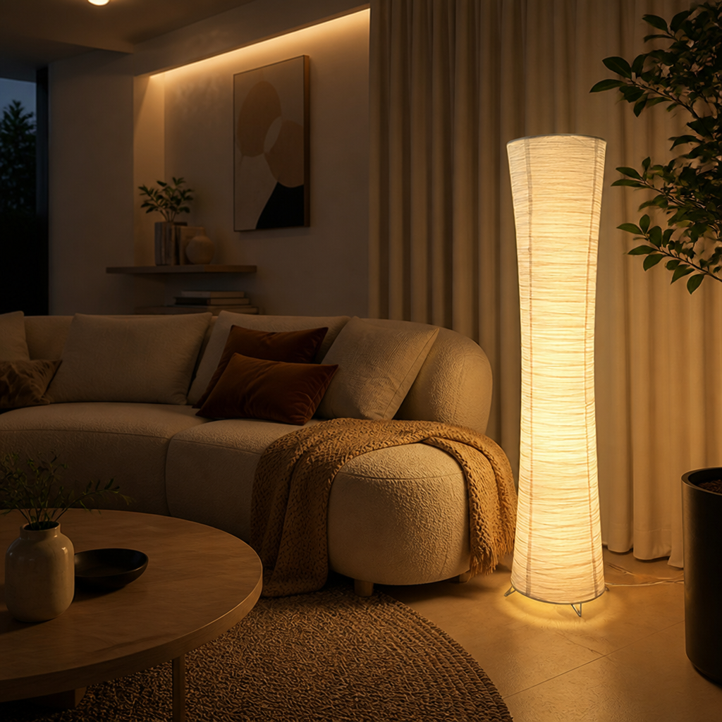 Japanese Paper Floor Lamp