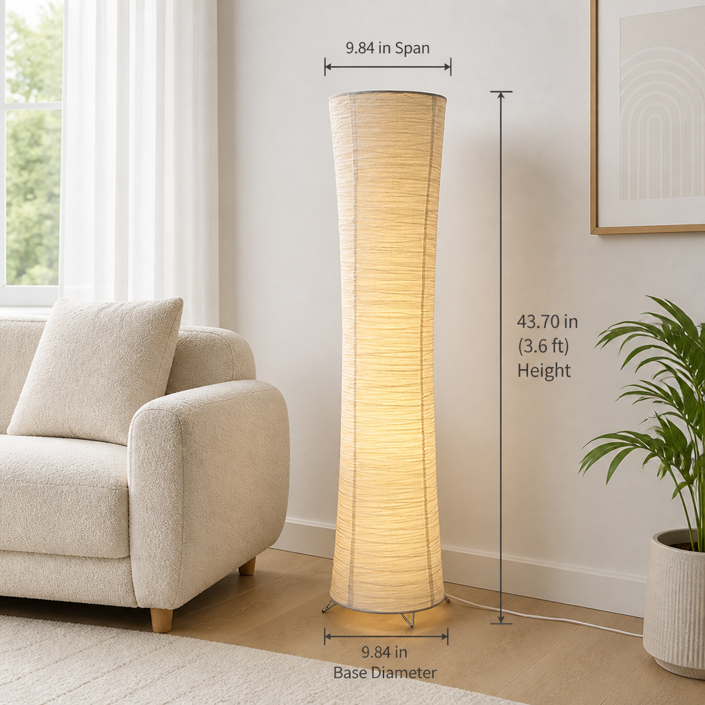 Japanese Paper Floor Lamp