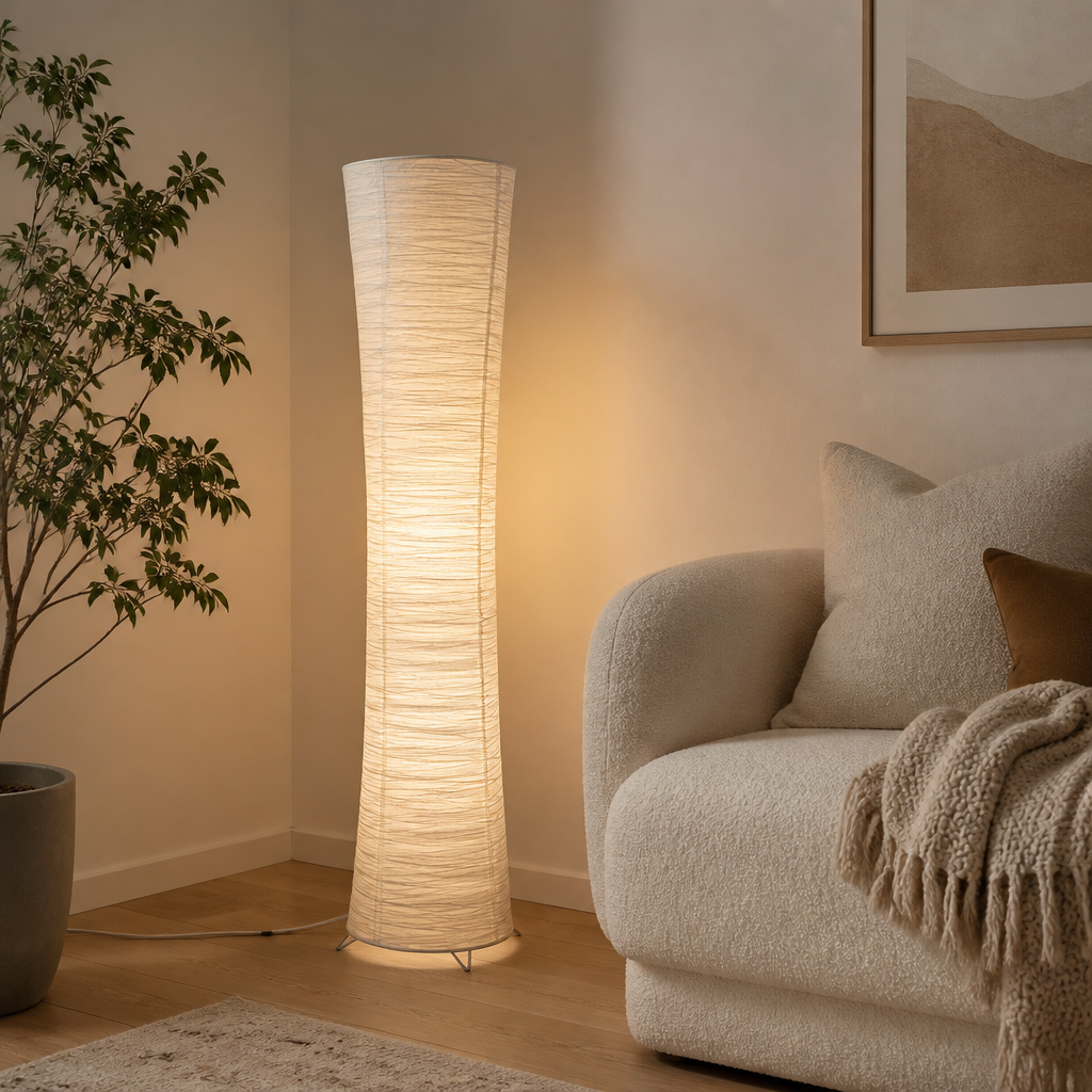 Japanese Paper Floor Lamp
