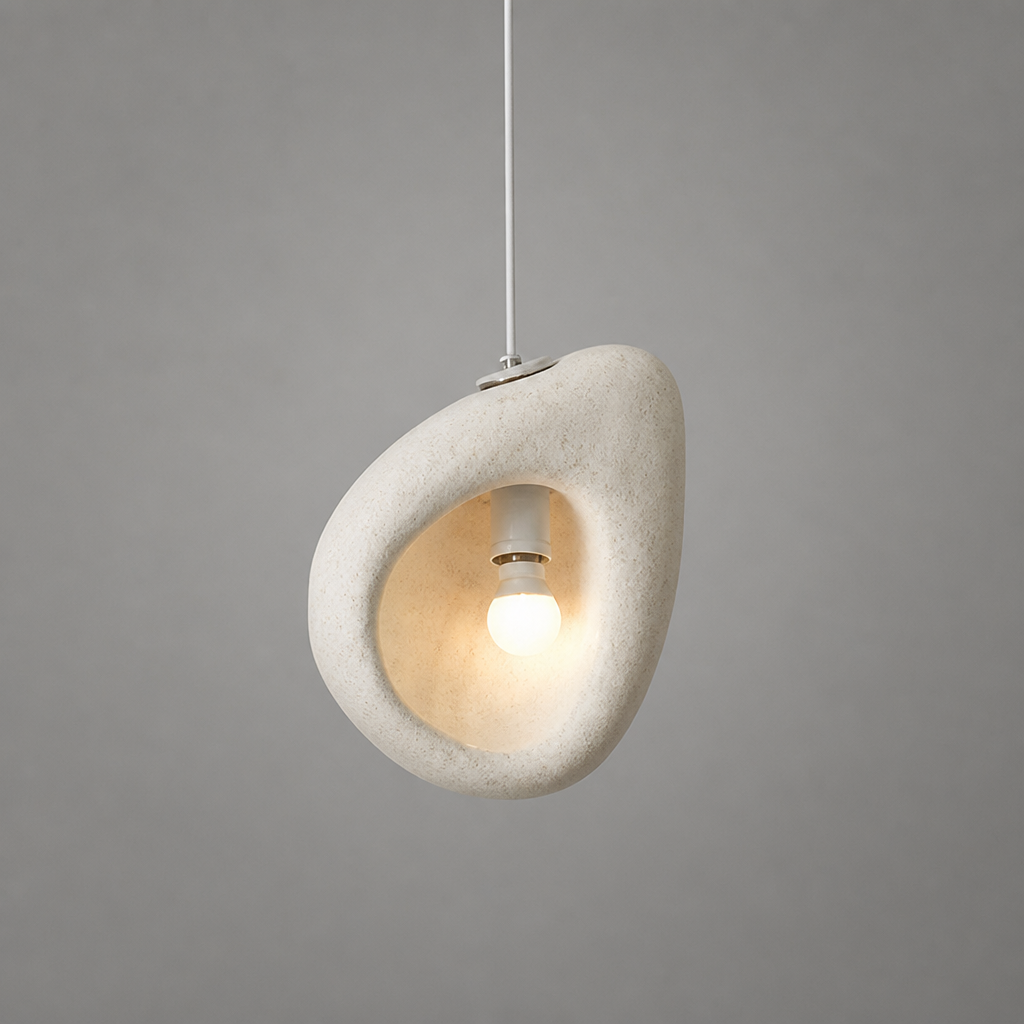 Japanese Resin Irregular Pendant Light