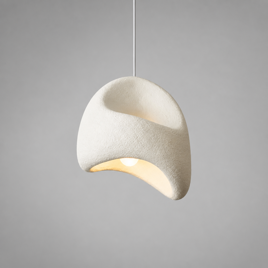 Japanese Resin Irregular Pendant Light