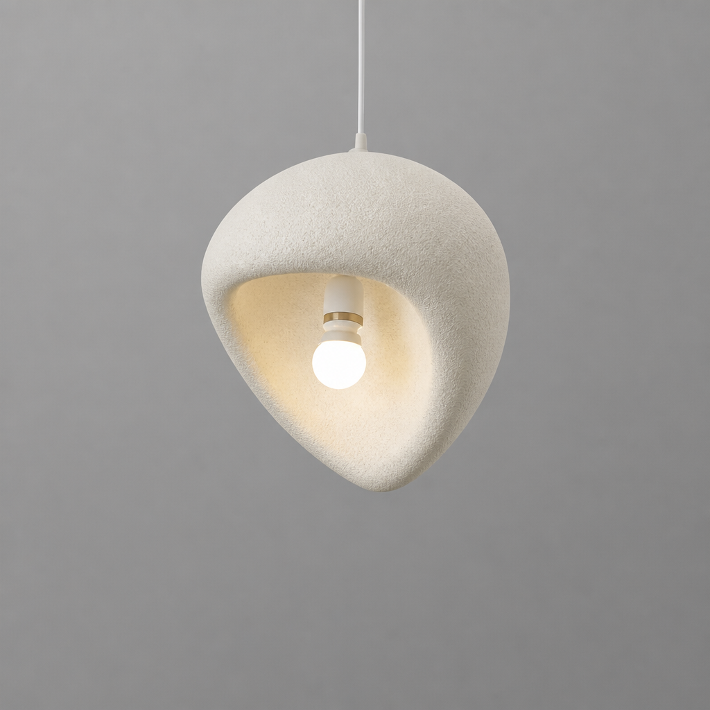 Japanese Resin Irregular Pendant Light