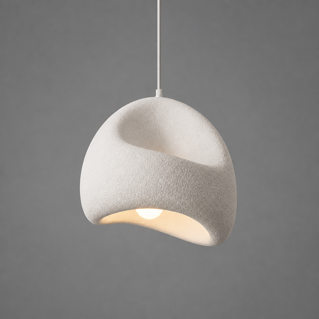 Japanese Resin Irregular Pendant Light