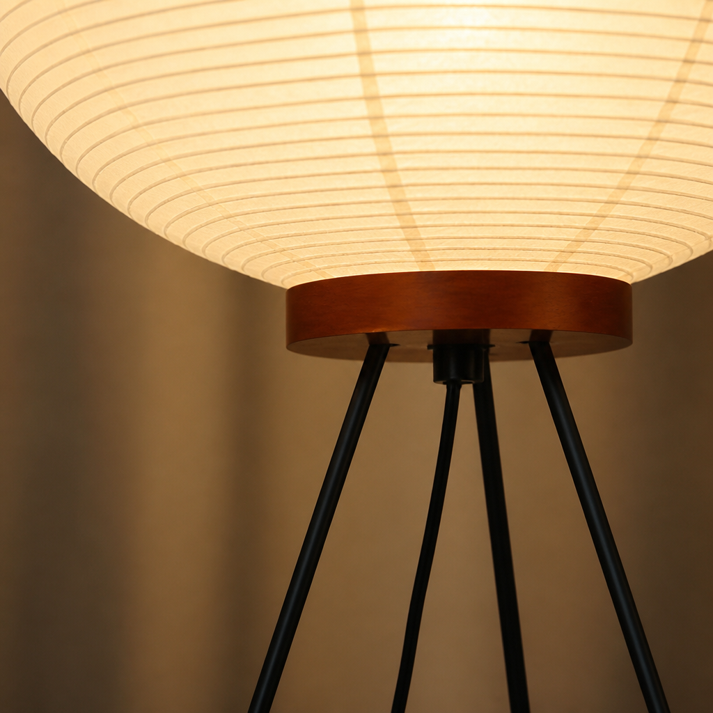 Japanese Rice Paper Floor Lamp