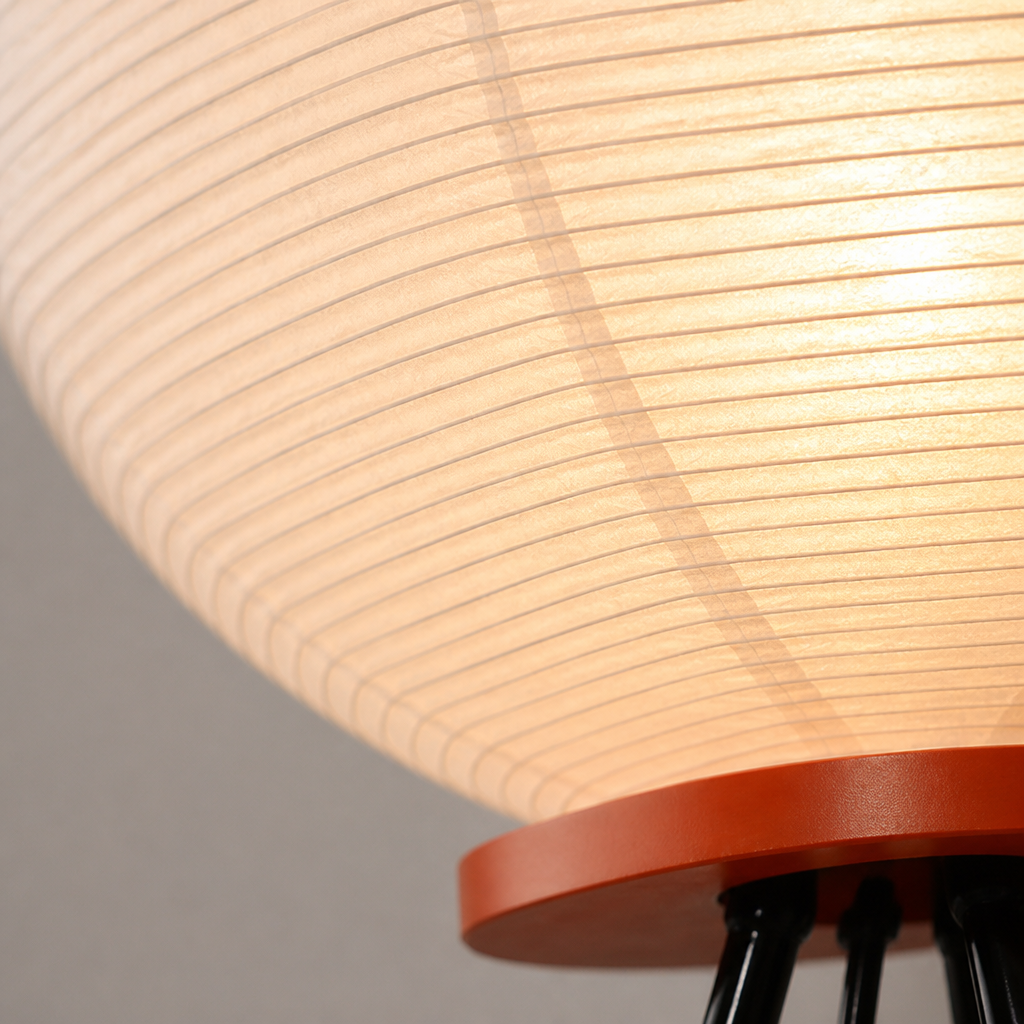 Japanese Rice Paper LED Lantern Floor Lamp