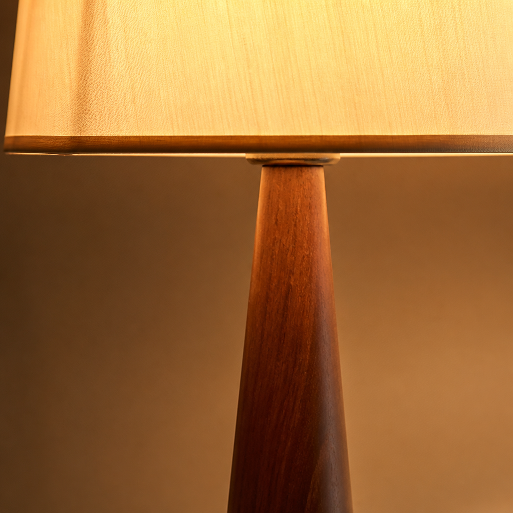 Japanese Solid Wood Floor Lamp