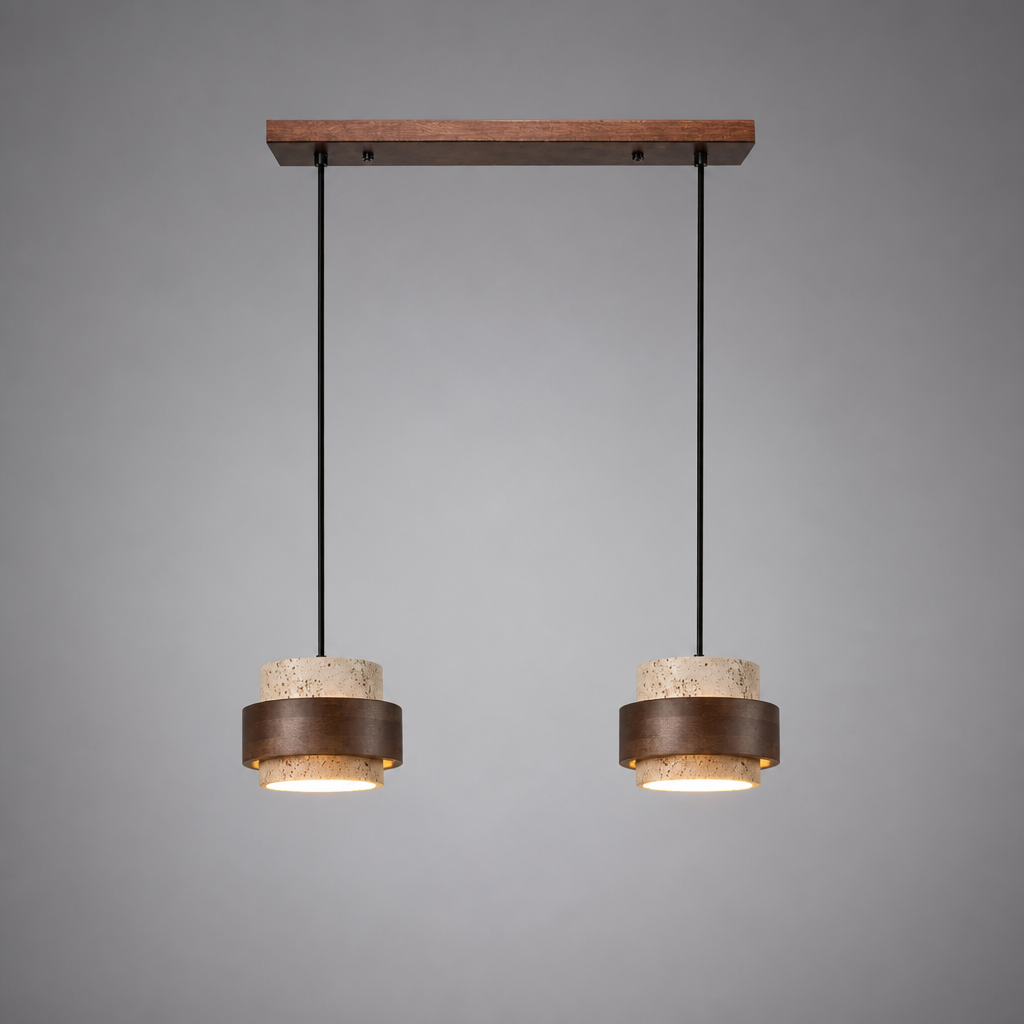 Japanese Stone LED Pendant Light