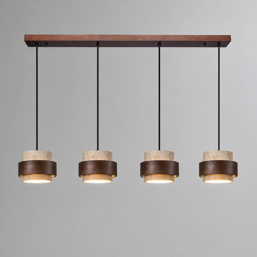 Japanese Stone LED Pendant Light