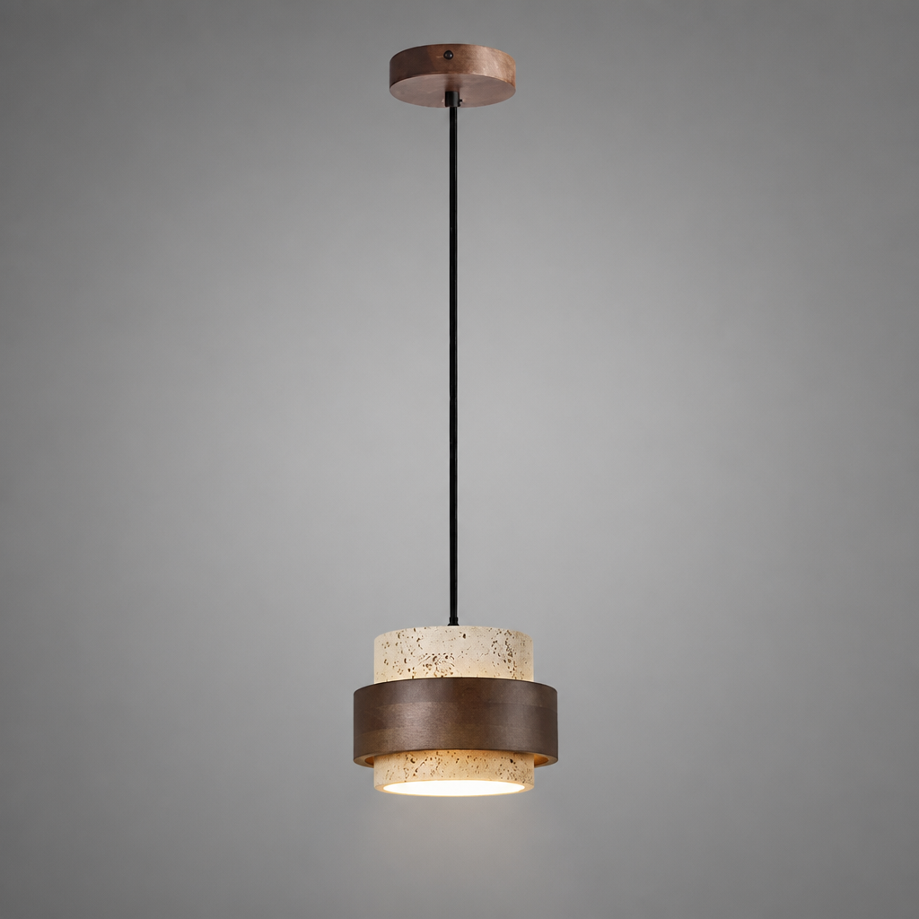 Japanese Stone LED Pendant Light