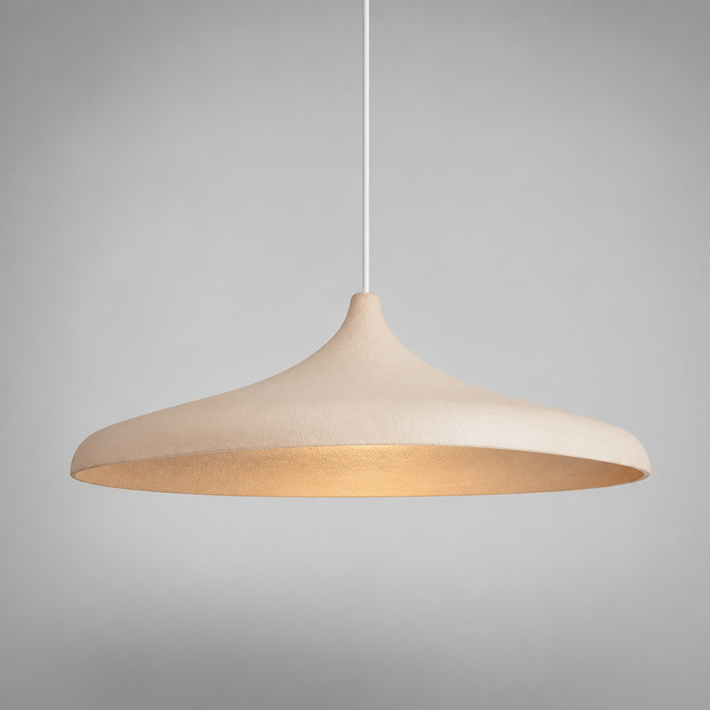 Japanese Wood Slat Pendant Light