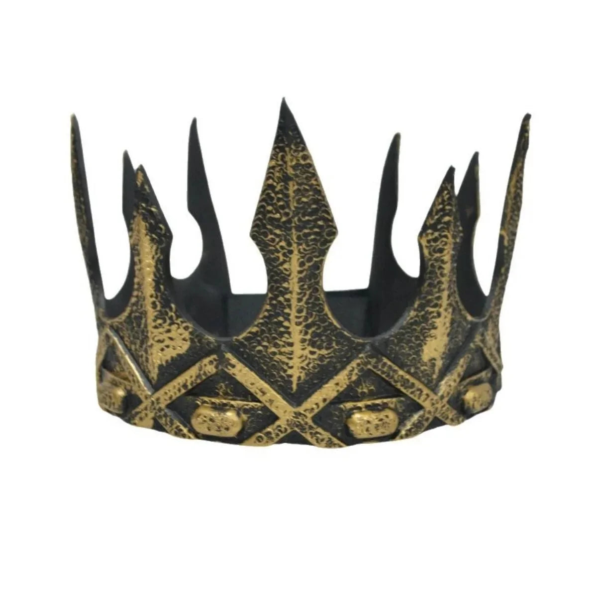 Kids Crown Embossed Metal & Rhinestones Adjustable 52 cm