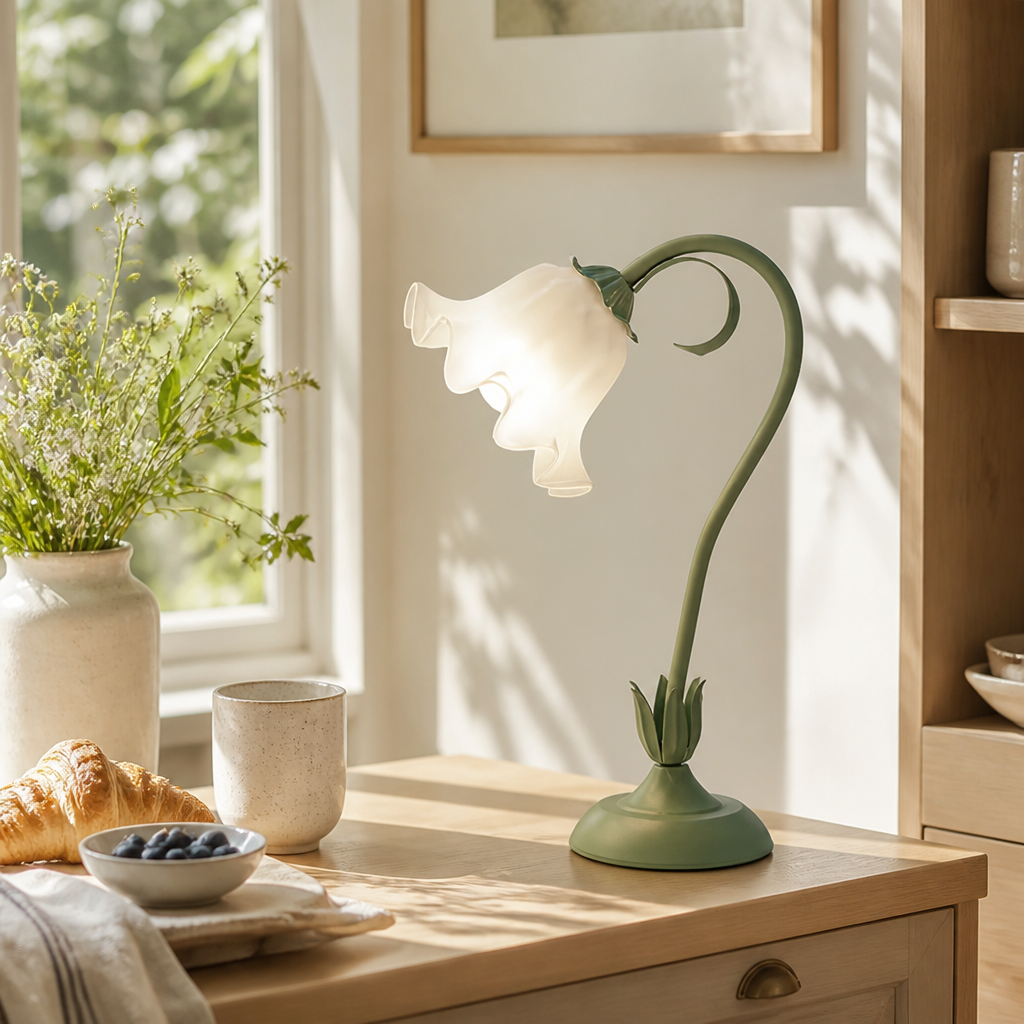 LED Flower-Shaped Desk Lamp