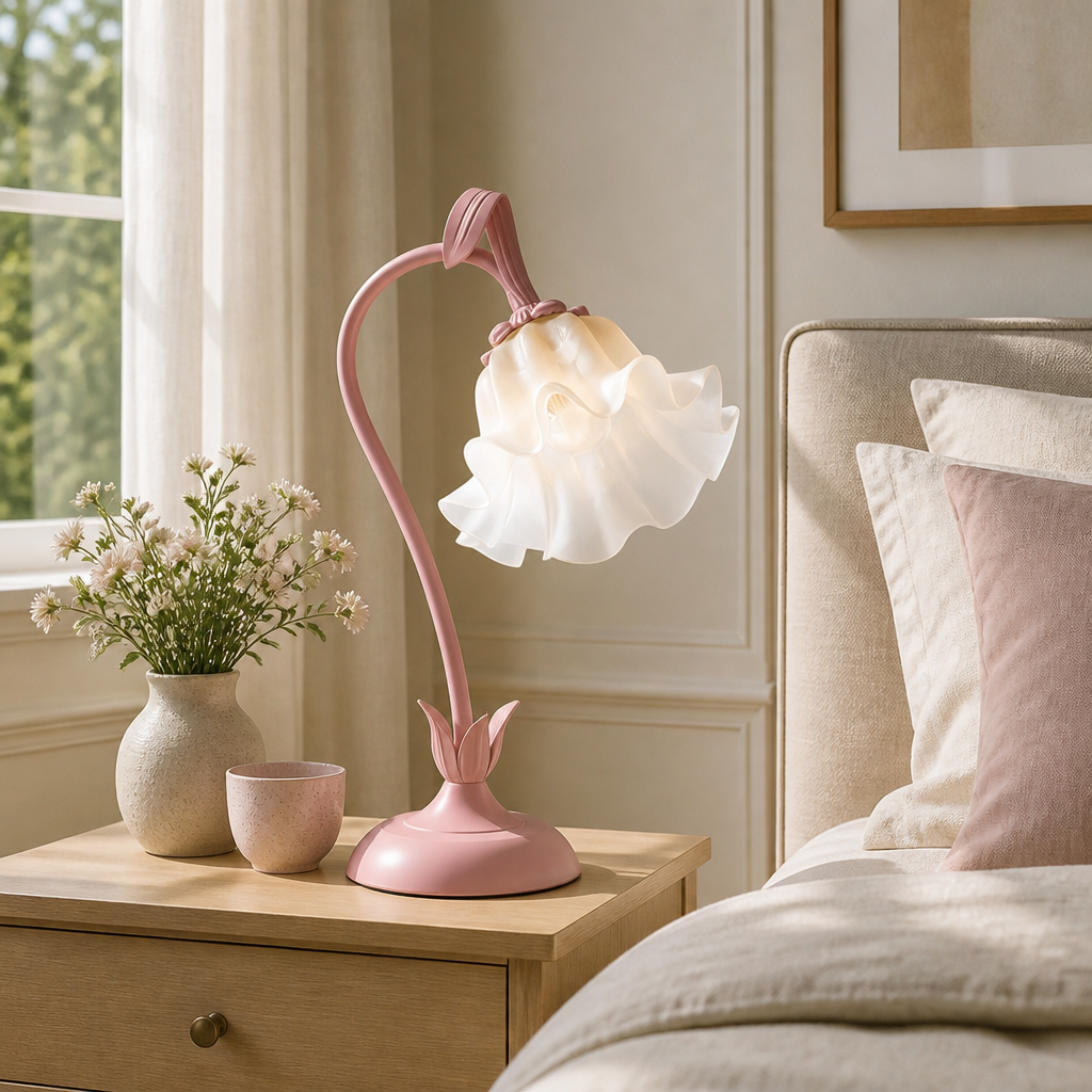 LED Flower-Shaped Desk Lamp