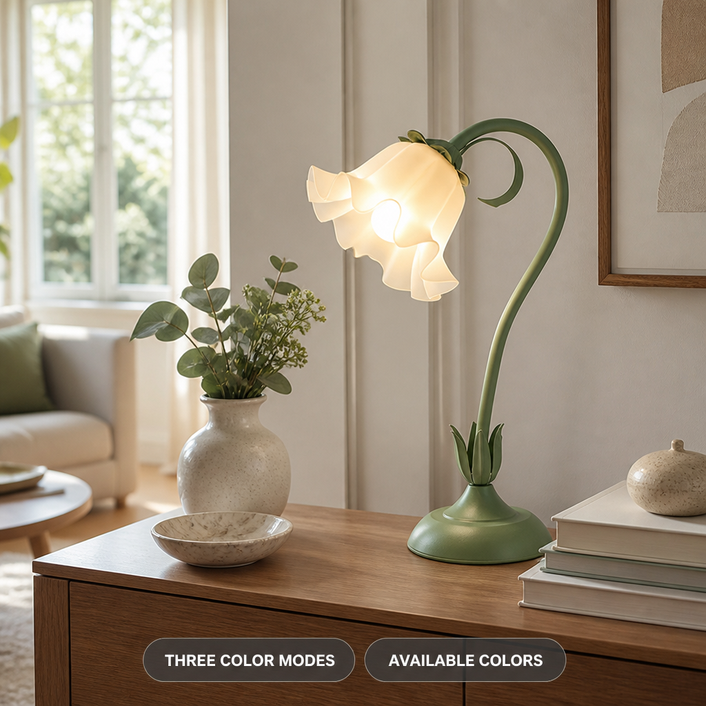LED Flower-Shaped Desk Lamp