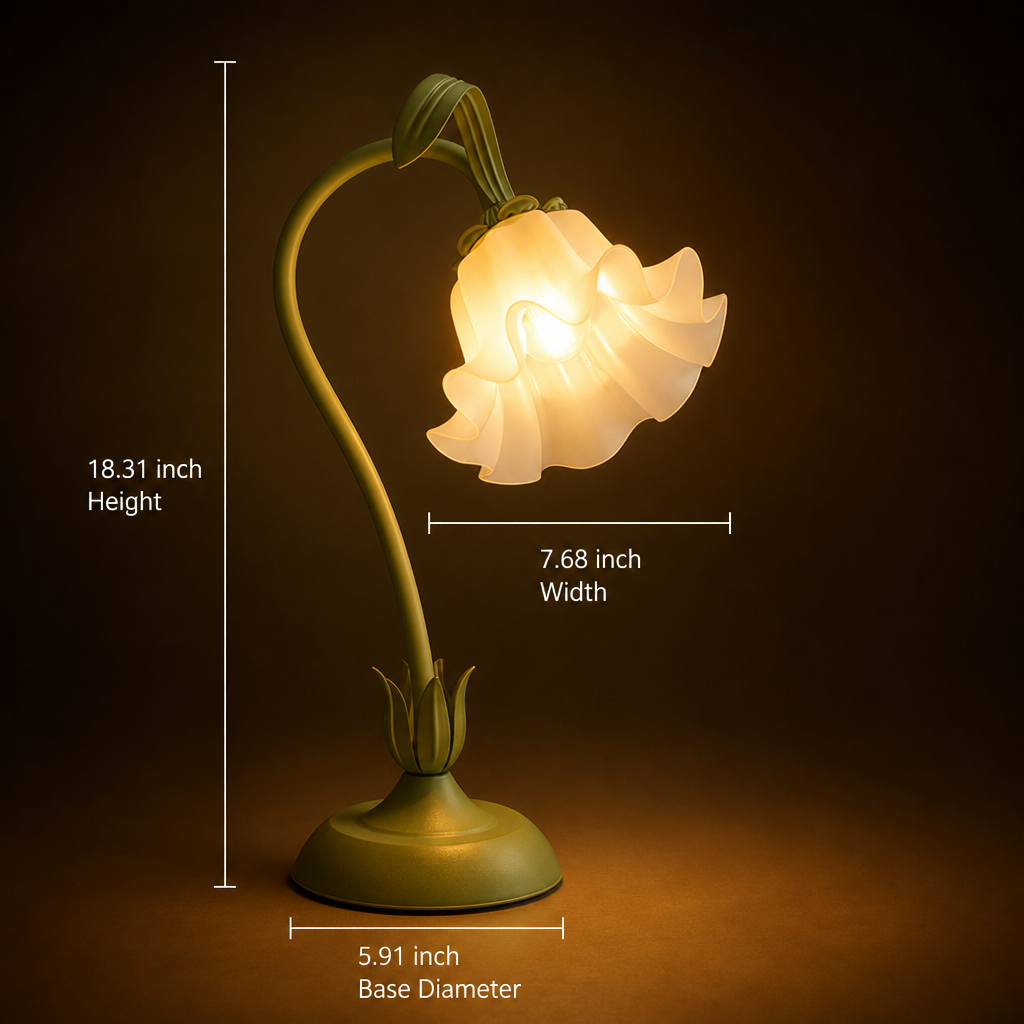 LED Flower-Shaped Desk Lamp