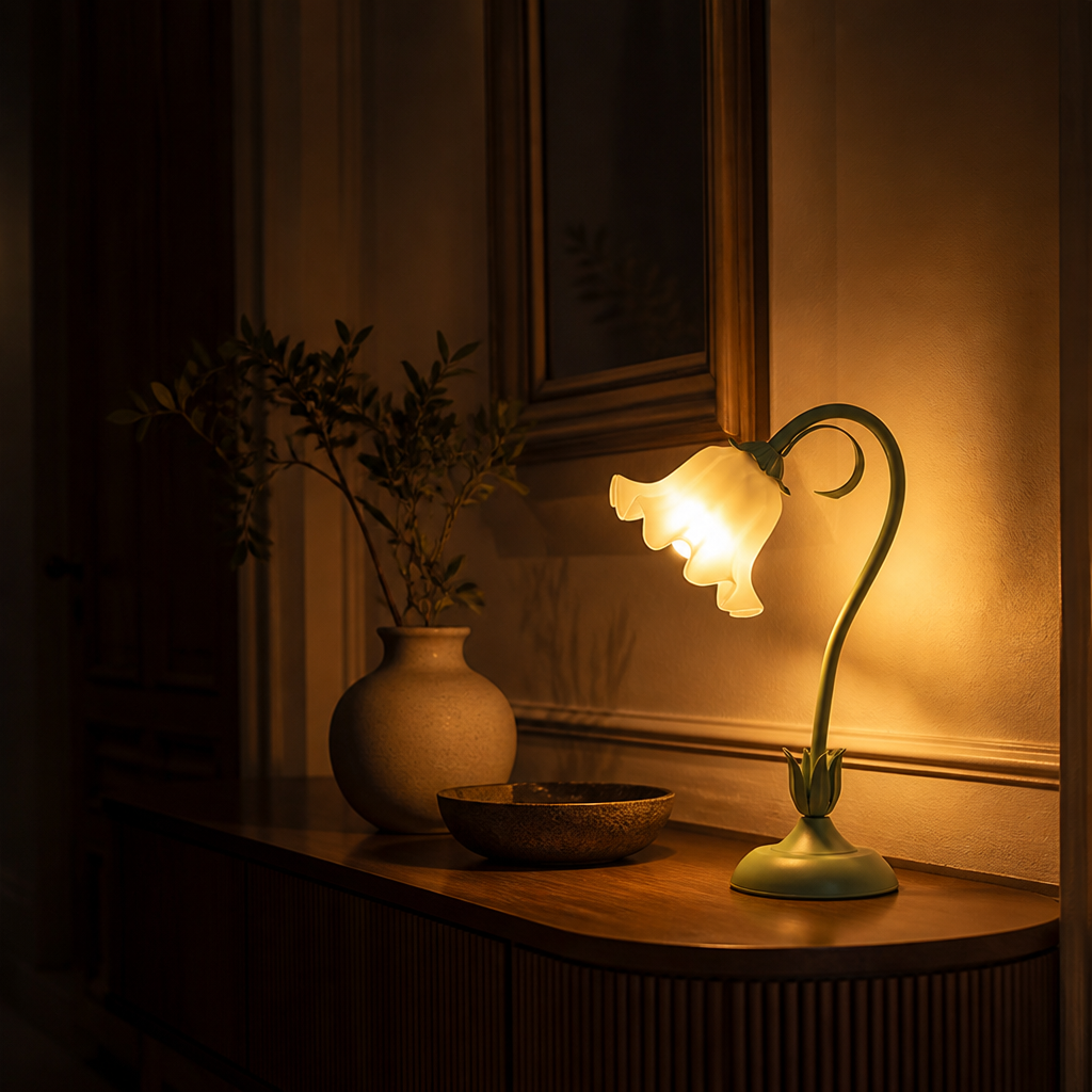 LED Flower-Shaped Desk Lamp