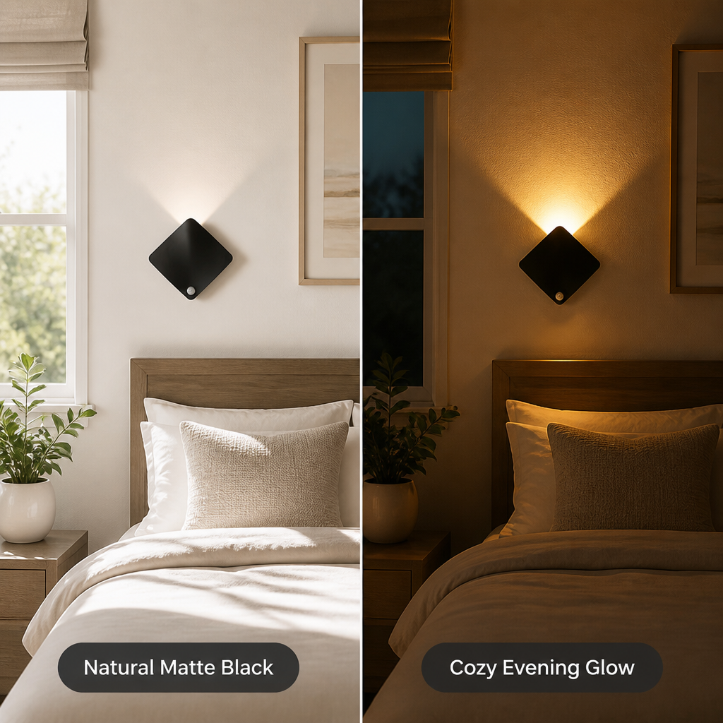 LED Motion Sensor Wall Sconce
