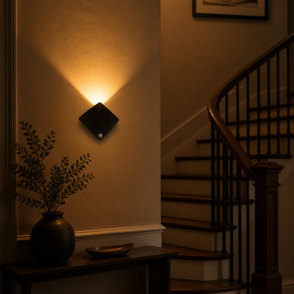 LED Motion Sensor Wall Sconce