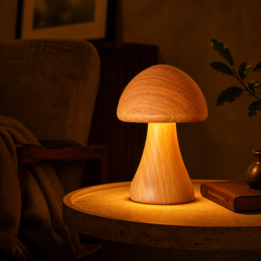 LED Mushroom Table Lamp