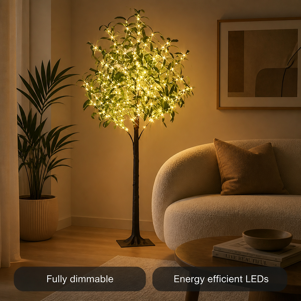 LED Olive Tree Floor Lamp