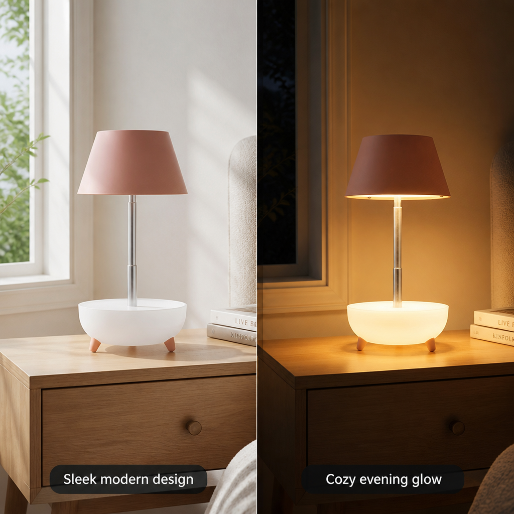 LED Telescopic Arm Table Lamp