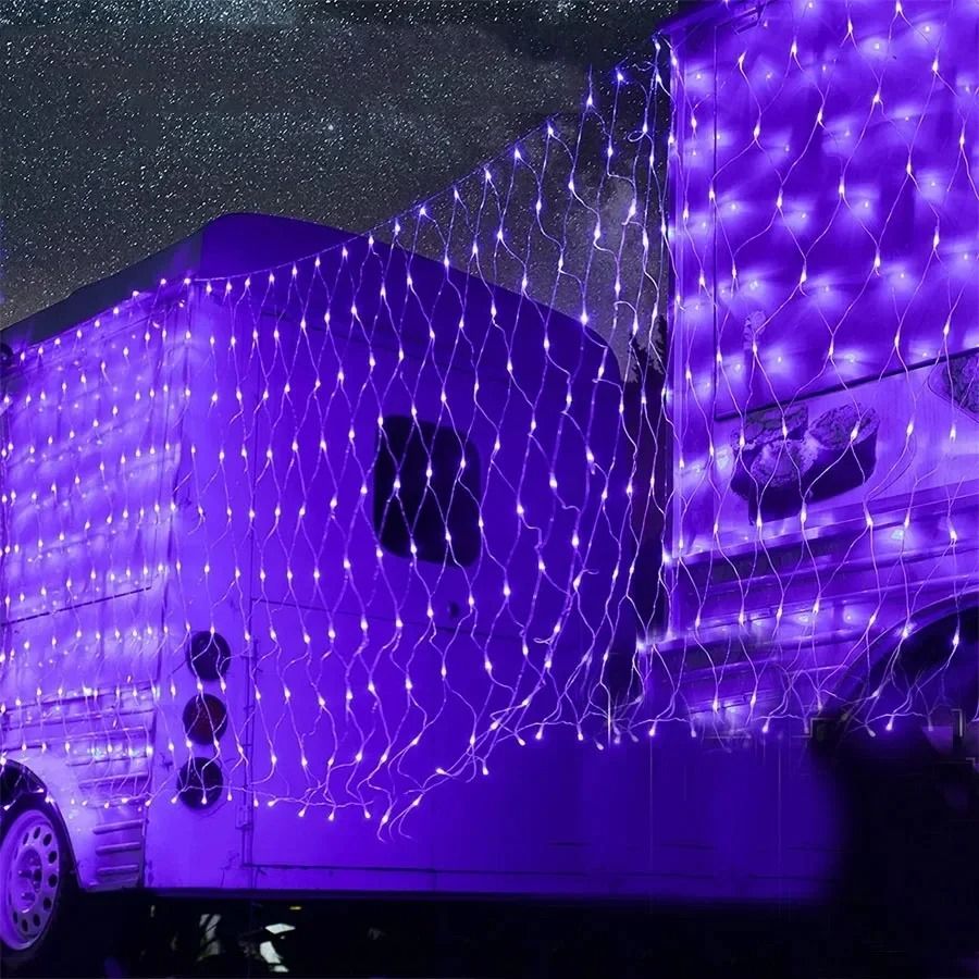 Light Net Curtain LED PVC Coated IP42 8 Modes