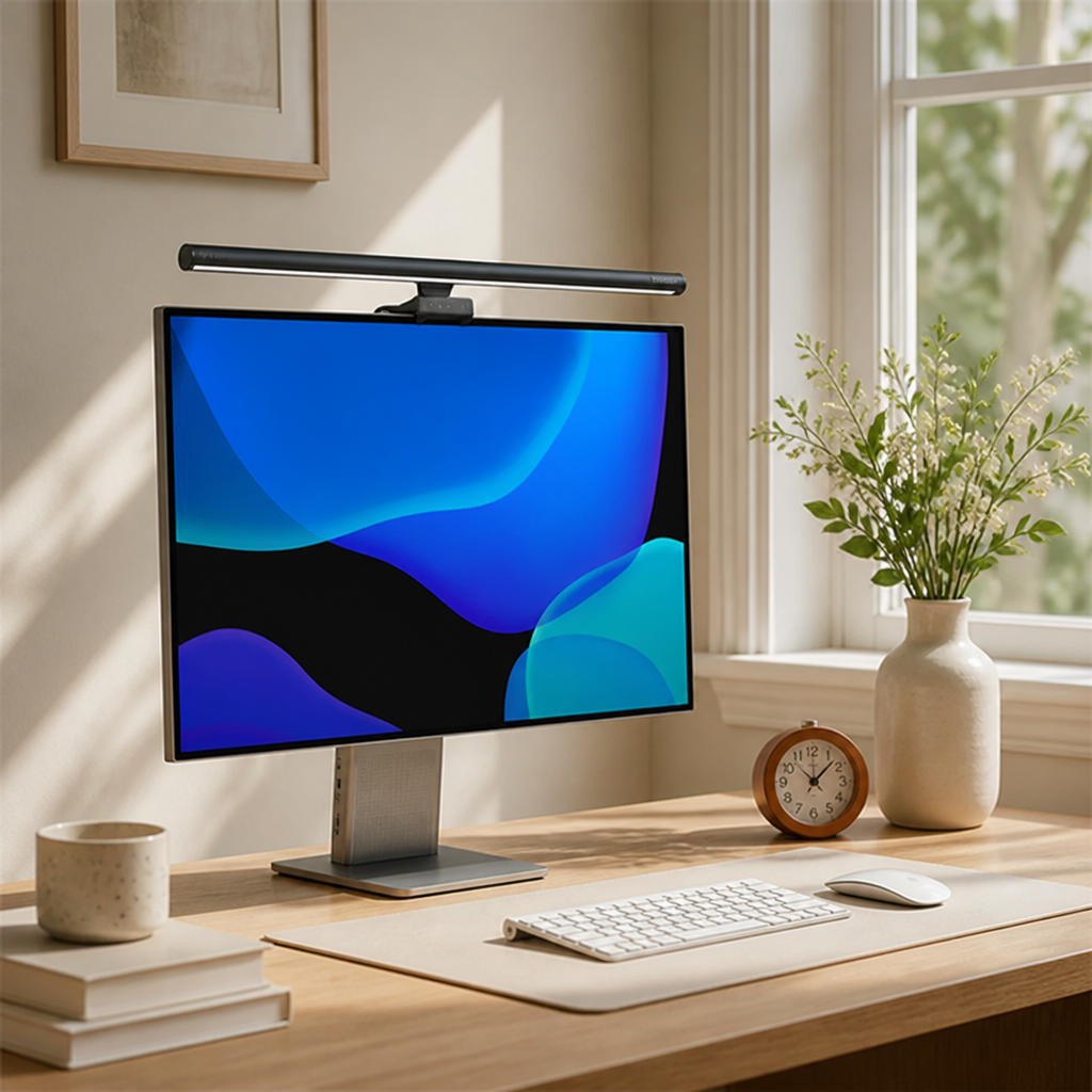 Minimalist Aluminum Asymmetric LED Desk Lamp