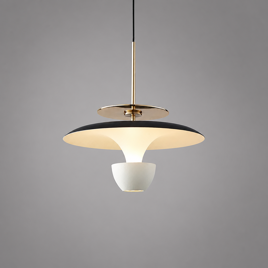 Minimalist Aluminum LED Adjustable Height Pendant Light