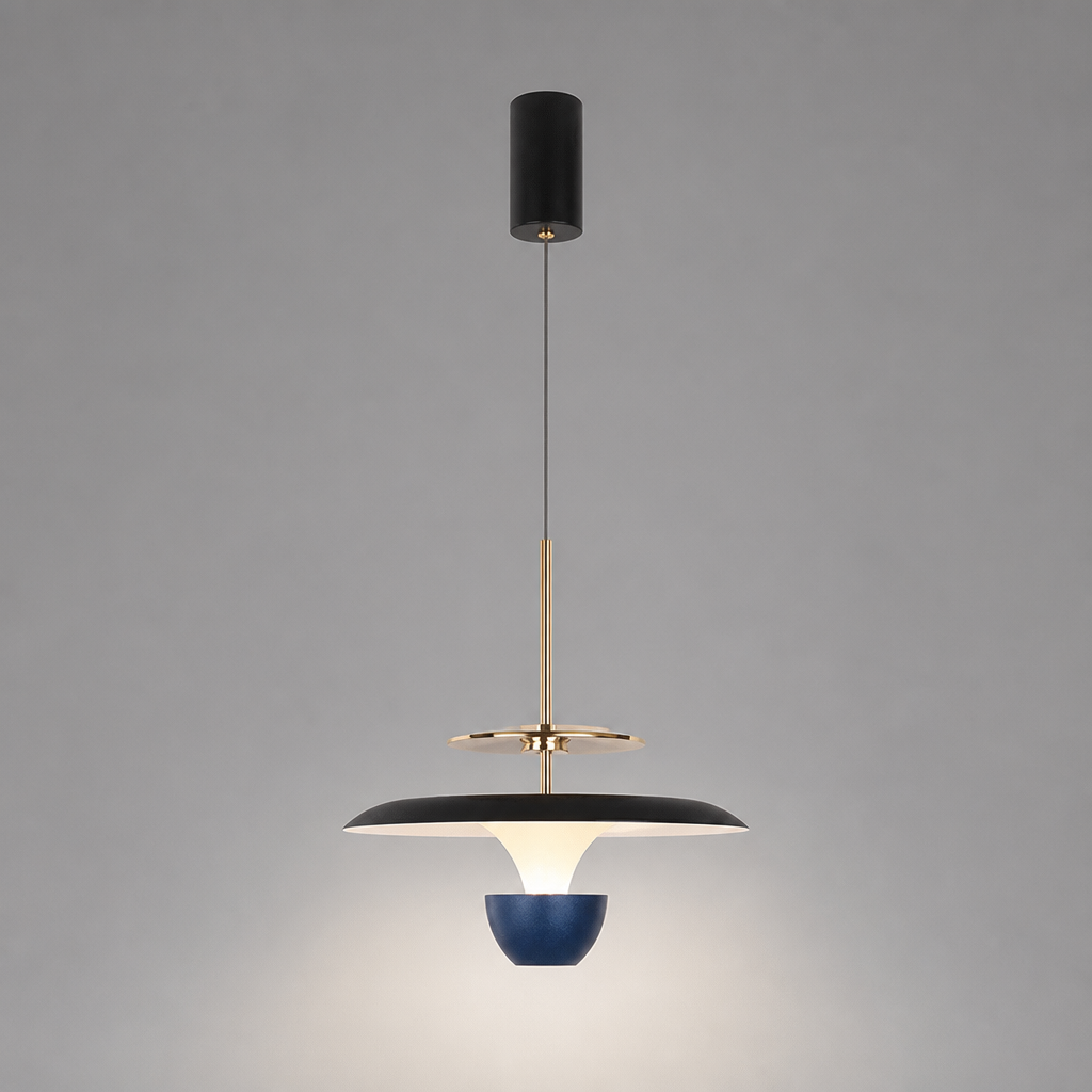 Minimalist Aluminum LED Adjustable Height Pendant Light